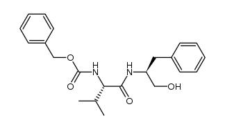 N-benzyloxycarbonyl-L-valyl-L-phenylalaninol结构式