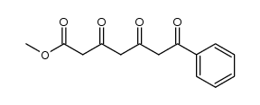 7-Phenyl-3,5,7-trioxoheptansaeuremethylester结构式