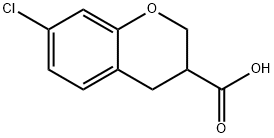 7-chlorochroman-3-carboxylic acid structure