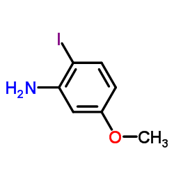 2-碘-5-甲氧基苯胺结构式