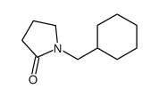 1-(cyclohexylmethyl)pyrrolidin-2-one结构式