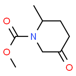 1-Piperidinecarboxylic acid,2-methyl-5-oxo-,methyl ester Structure