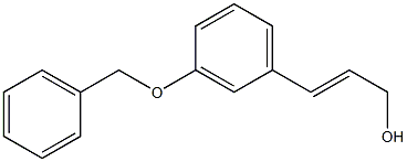 3-(3-(苄氧基)苯基)丙-2-烯-1-醇结构式