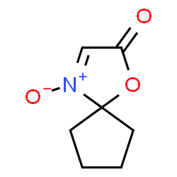 1-Oxa-4-azaspiro[4.4]non-3-en-2-one,4-oxide(9CI)结构式