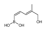 [(1E,3E)-5-hydroxy-4-methylpenta-1,3-dienyl]boronic acid Structure