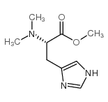 methyl (2S)-2-(dimethylamino)-3-(1H-imidazol-5-yl)propanoate结构式