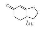 7a-methyl-2,3,6,7-tetrahydro-1H-inden-5-one结构式