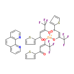 (1,10-菲咯啉)三[4,4,4-三氟-1-(2-噻吩基)-1,3-丁二酮]铕(III)图片