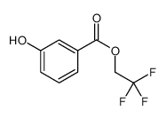 Benzoic acid, 3-hydroxy-, 2,2,2-trifluoroethyl ester Structure