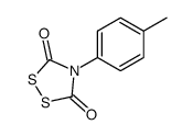 4-(4-methylphenyl)-1,2,4-dithiazolidine-3,5-dione Structure