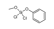 dichloro-methoxy-phenoxy-silane Structure