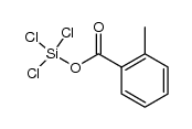 2-methyl-benzoic acid trichlorosilanyl ester结构式