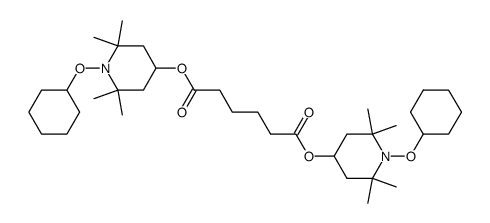 bis(1-cyclohexyloxy-2,2,6,6-tetramethylpiperidin-4-yl) adipate结构式