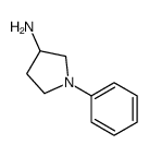 1-Phenylpyrrolidin-3-amine Structure