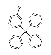 (3-溴苯基)三苯基硅烷结构式