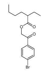 [2-(4-bromophenyl)-2-oxoethyl] 2-ethylhexanoate Structure