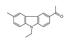 1-(9-ethyl-6-methylcarbazol-3-yl)ethanone结构式