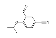 2-isopropoxy-5-cyanobenzaldehyde Structure