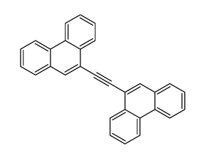 9-(2-phenanthren-9-ylethynyl)phenanthrene结构式