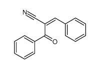 (E)-2-benzoyl-3-phenylprop-2-enenitrile Structure