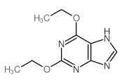9H-Purine,2,6-diethoxy- structure