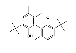 (S)-3,3'-Di-tert-butyl-5,5',6,6'-tetramethylbiphenyl-2,2'-diol structure