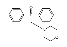 4-((DIPHENYLPHOSPHORYL)METHYL)MORPHOLINE Structure