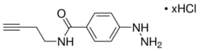 N-(But-3-yn-1-yl)-4-hydrazineylbenzamide hydrochloride Structure