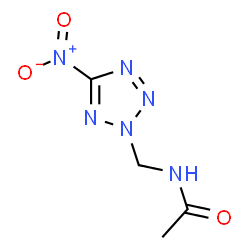 Acetamide,N-[(5-nitro-2H-tetrazol-2-yl)methyl]- structure