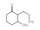 2-甲氧基甲基-3-甲基-1-环己酮结构式