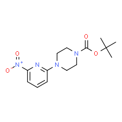 tert-Butyl 4-(6-nitropyridin-2-yl)piperazine-1-carboxylate structure