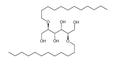 (2R,3S,4S,5R)-2,5-bis(dodecyloxy)hexane-1,3,4,6-tetraol Structure