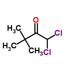 1,1-Dichloro-3,3-dimethyl-2-butanone Structure