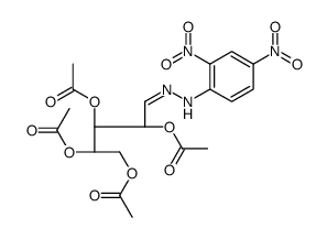 [(2R,3R,4S,5E)-2,3,4-triacetyloxy-5-[(2,4-dinitrophenyl)hydrazinylidene]pentyl] acetate Structure