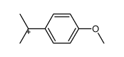4-methoxycumyl cation Structure