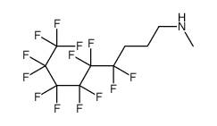 4,4,5,5,6,6,7,7,8,8,9,9,9-tridecafluoro-N-methylnonan-1-amine结构式