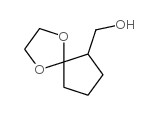 1,4-二氧杂螺[4.4]壬烷-6-甲醇结构式