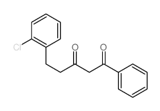 1,3-Pentanedione,5-(o-chlorophenyl)-1-phenyl- (8CI) structure