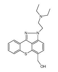 2-[2-(Diethylamino)ethyl]-2H-[1]benzothiopyrano[4,3,2-cd]indazole-5-methanol结构式