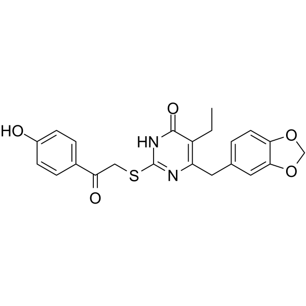 HIV-1 inhibitor-42结构式