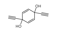 1,4-diethynylcyclohexa-2,5-diene-1,4-diol结构式