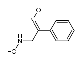 2-Hydroxyamino-1-phenylethanone oxime (E isomer)结构式