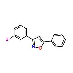 ISOXAZOLE, 3-(3-BROMOPHENYL)-5-PHENYL- Structure