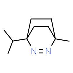 2,3-Diazabicyclo[2.2.2]oct-2-ene,1-methyl-4-(1-methylethyl)-(9CI) structure