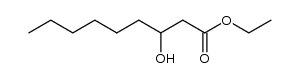 ethyl-3-hydroxy nonanoate Structure