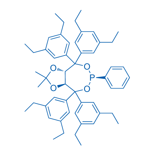 (3aS,8aS)-4,4,8,8-Tetrakis(3,5-diethylphenyl)-2,2-dimethyl-6-phenyltetrahydro-[1,3]dioxolo[4,5-e][1,3,2]dioxaphosphepine picture