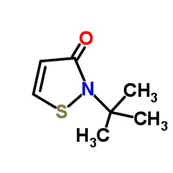 2-(2-Methyl-2-propanyl)-1,2-thiazol-3(2H)-one Structure