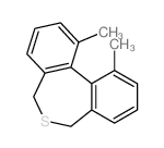 Dibenzo[c,e]thiepin,5,7-dihydro-1,11-dimethyl-结构式