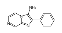 2-Phenylimidazo[1,2-a]pyrazin-3-amine结构式