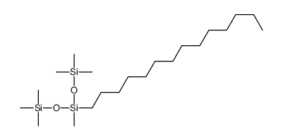 trimethyl-(methyl-tetradecyl-trimethylsilyloxysilyl)oxysilane结构式